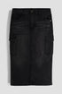 Girls Midi Cargo Skirt