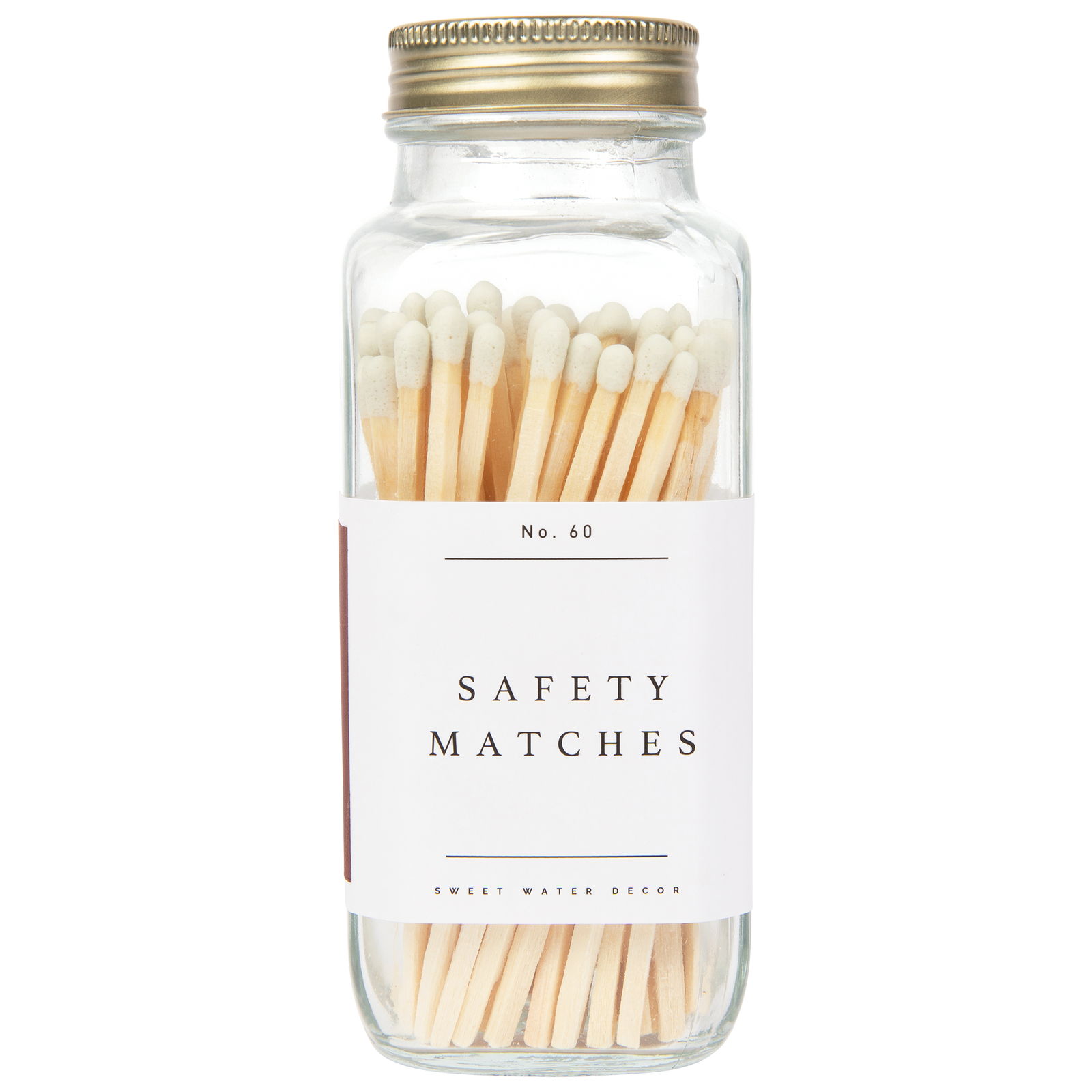 White Tip Safety Matches - 60 Count, 3.75
