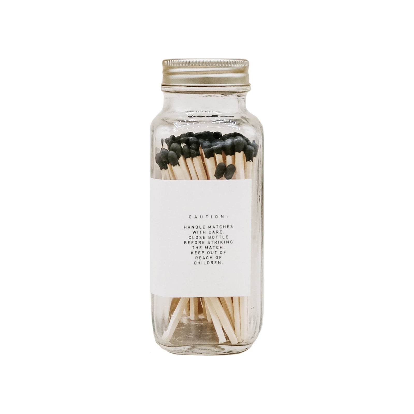 Black Tip Safety Matches - 60 Count, 3.75