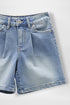 Girls Front Pleat Jort