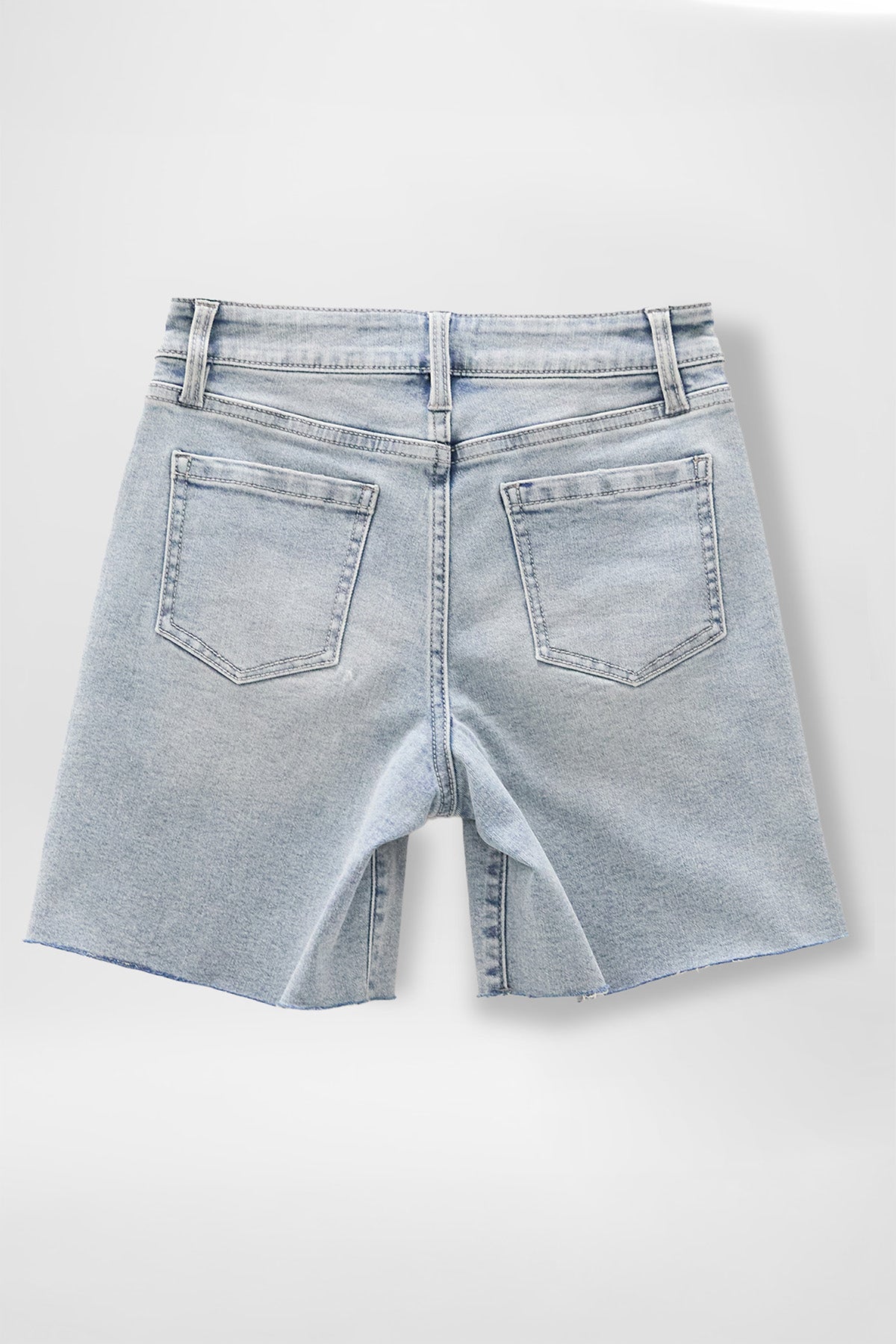 Girls Raw Hem Jort