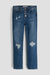 Girls Selena Dream Button Fly Straight Hybrid Jeans