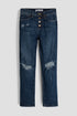 Girls Selena Dream Button Fly Straight Hybrid Jeans