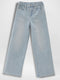 Girls Wide Leg Elastic Back Jeans