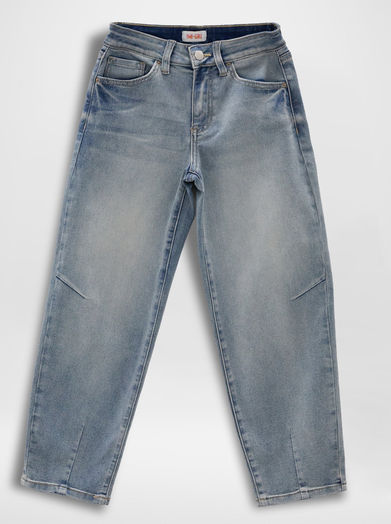 Girls Barrel Jeans