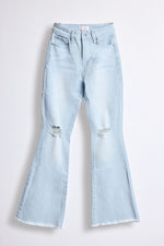 Girls Fray Hem Flare