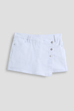 Girls Assymetrical Denim Skort