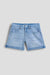 Girls Shorts With Rolled Up Cuff