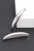 GUGGENHEIM Curved Metal Vintage Stud Earrings: BYMANYC ® New York