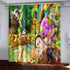 Game Fall Guys Pattern Curtains Blackout Window Drapes