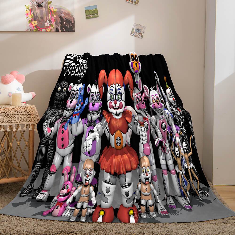 Five Nights at Freddy's Flannel Fleece Blanket