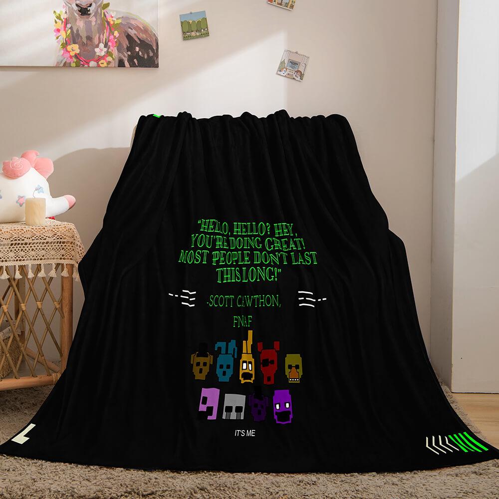 Five Nights at Freddy's Flannel Fleece Blanket