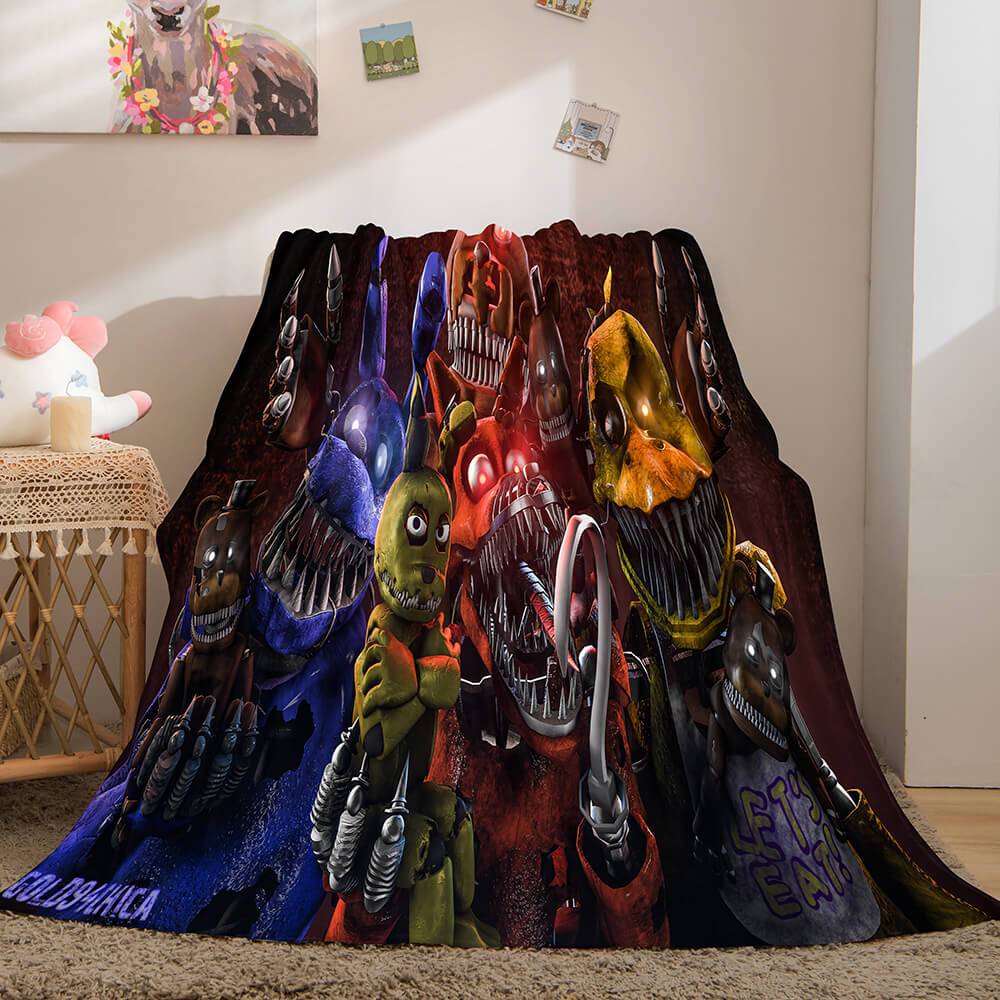 Five Nights at Freddy's Flannel Fleece Blanket