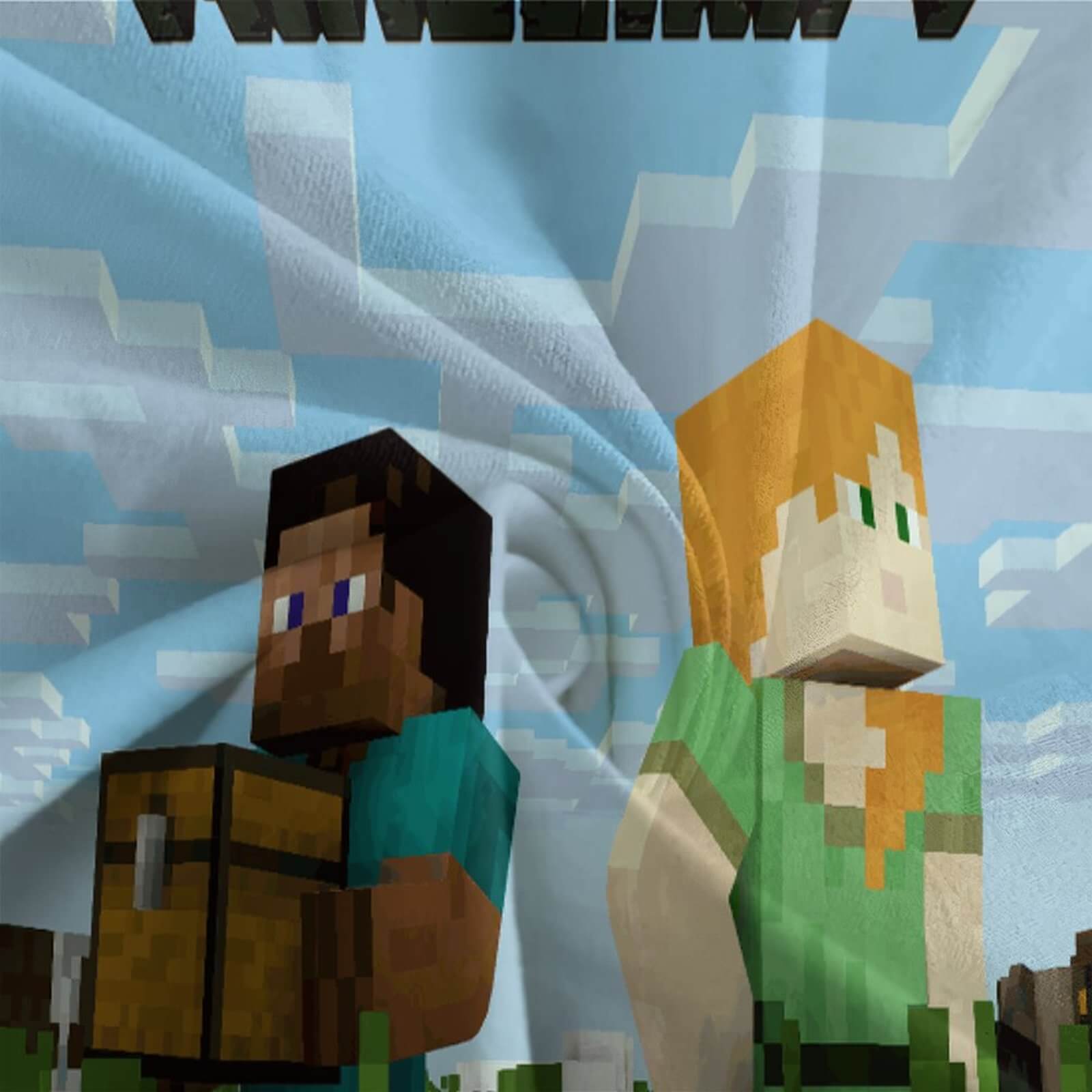 Game Minecraft Pattern Bedding Set Quilt Cover Without Filler