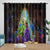 Game Pattern Minecraft Curtains Window Drapes Kids Room Decoration