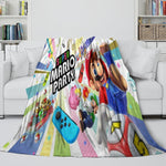 Game Super Mario Blanket Flannel Throw Kids Room Decoration
