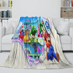 Game Super Mario Blanket Flannel Throw Kids Room Decoration