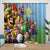 Game Super Mario Curtains Blackout Kids Room Window Drapes