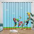 Game Super Mario Pattern Curtains Blackout Kids Room Window Drapes