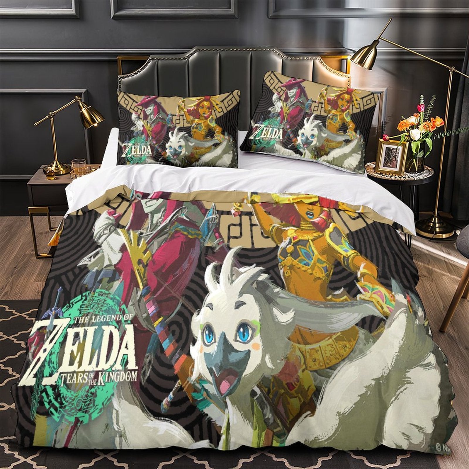 Game The Legend of Zelda Tears of the Kingdom Bedding Set Quilt Duvet Cover