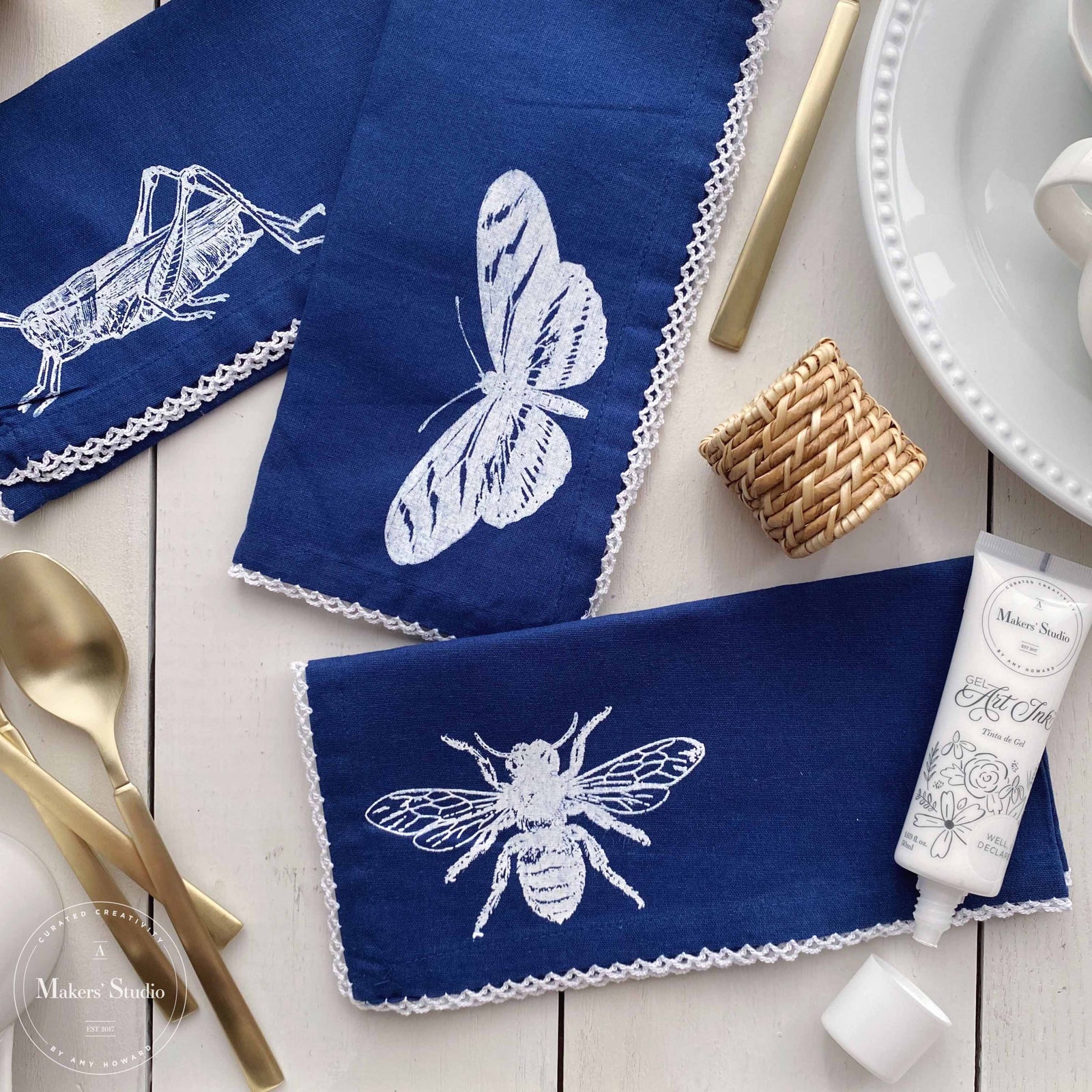 Garden Insects - Mesh Stencil 18x12