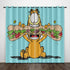 Garfield Curtains Pattern Blackout Window Drapes