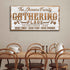 Gathering Place Personalized Sign II