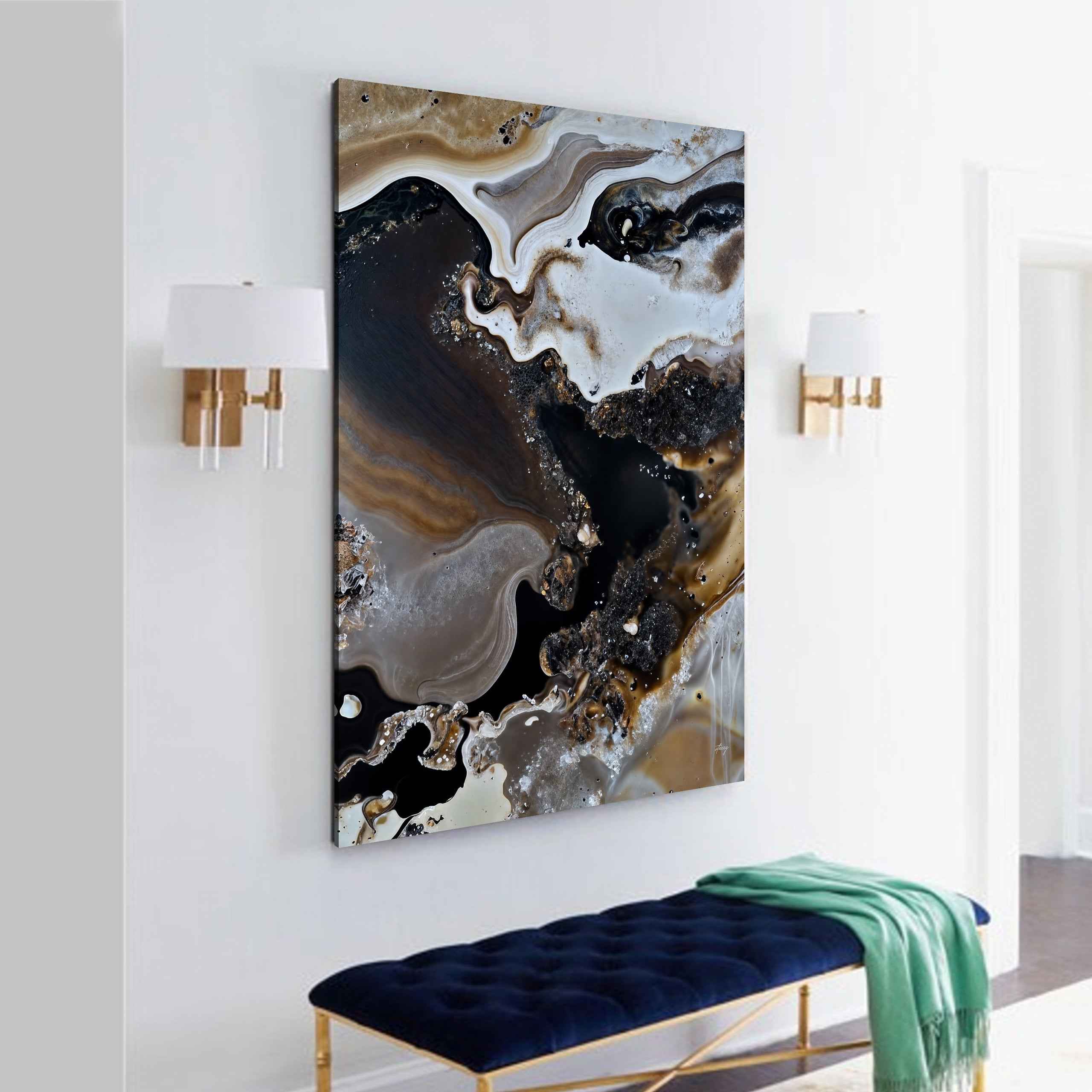 Canvas Print: "Geode Whispers III"