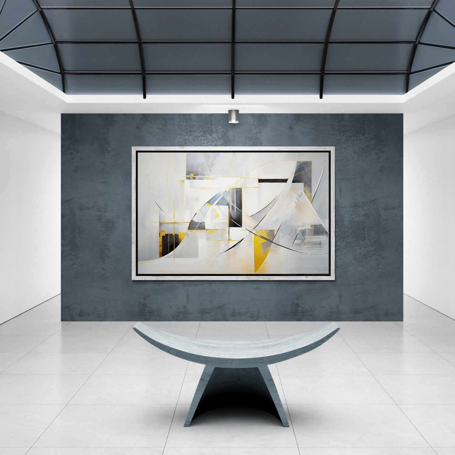 Canvas Print: "Geometric Whispers"