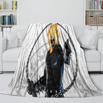 Ghost Rider Blanket Pattern Flannel Kids Room Throw