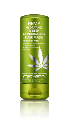 Giovanni Hemp Hair Mask Hydrating Conditioner for Dry Hair - 5 Fl Oz