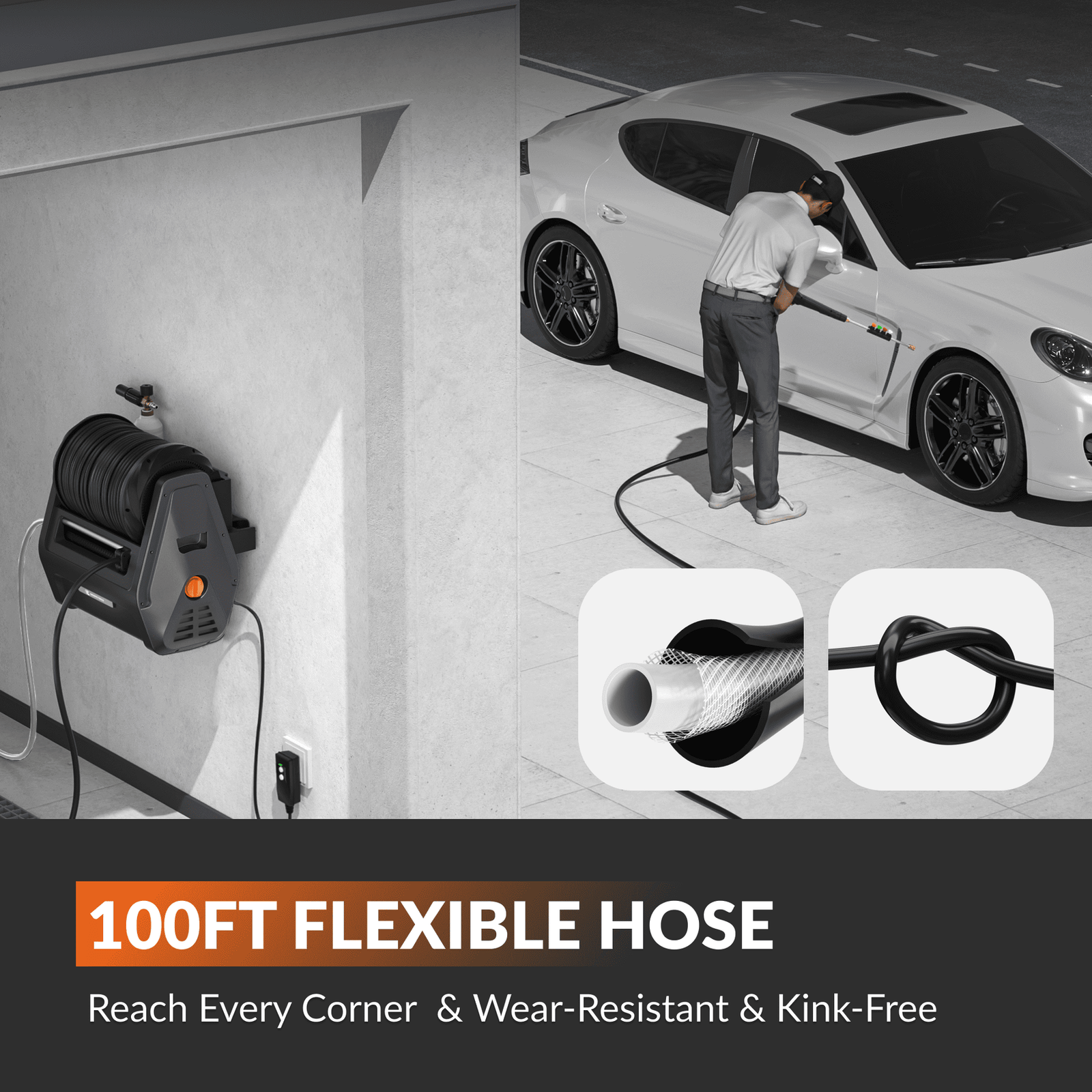 Grandfalls  Retractable Pressure Washer G30