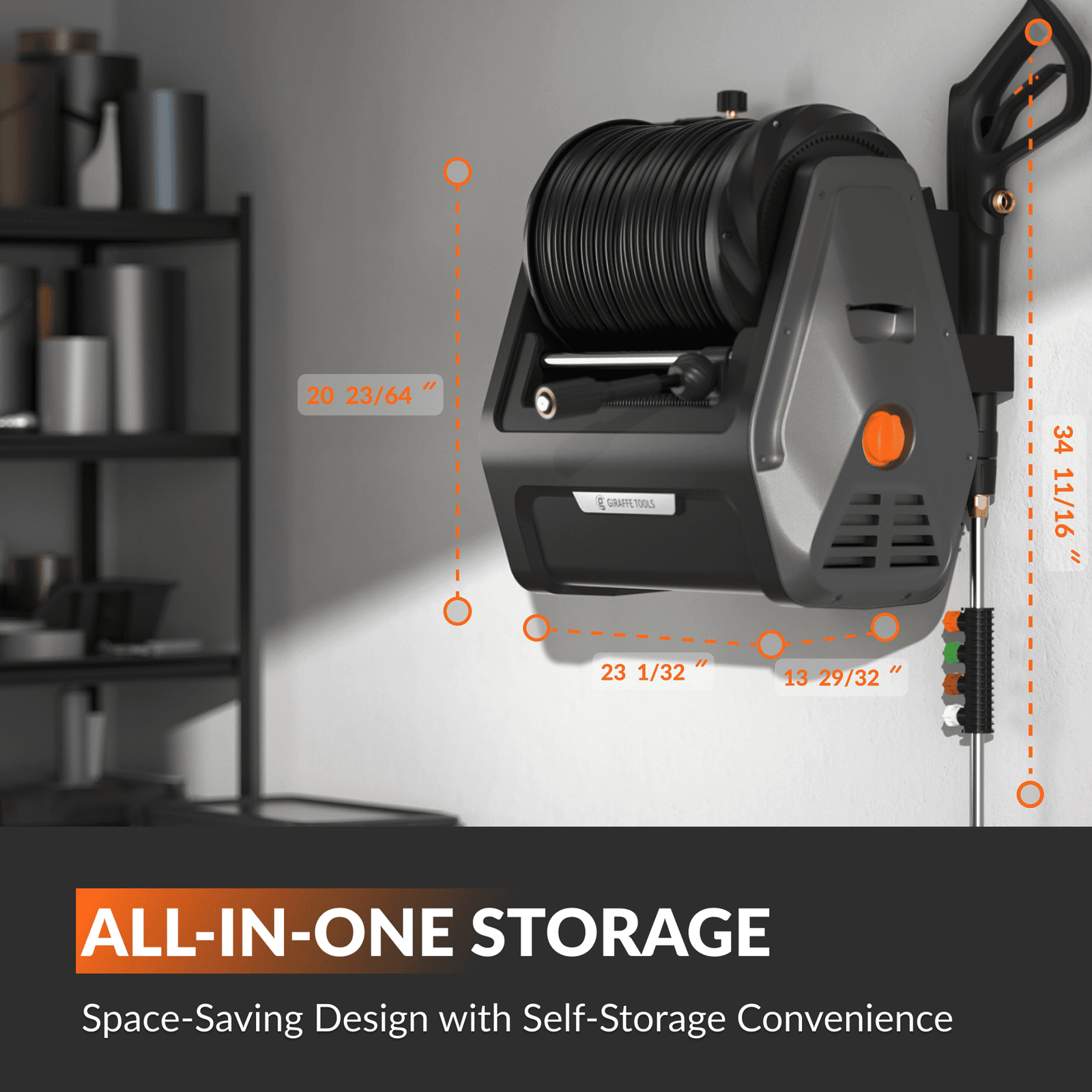 Grandfalls  Retractable Pressure Washer G30