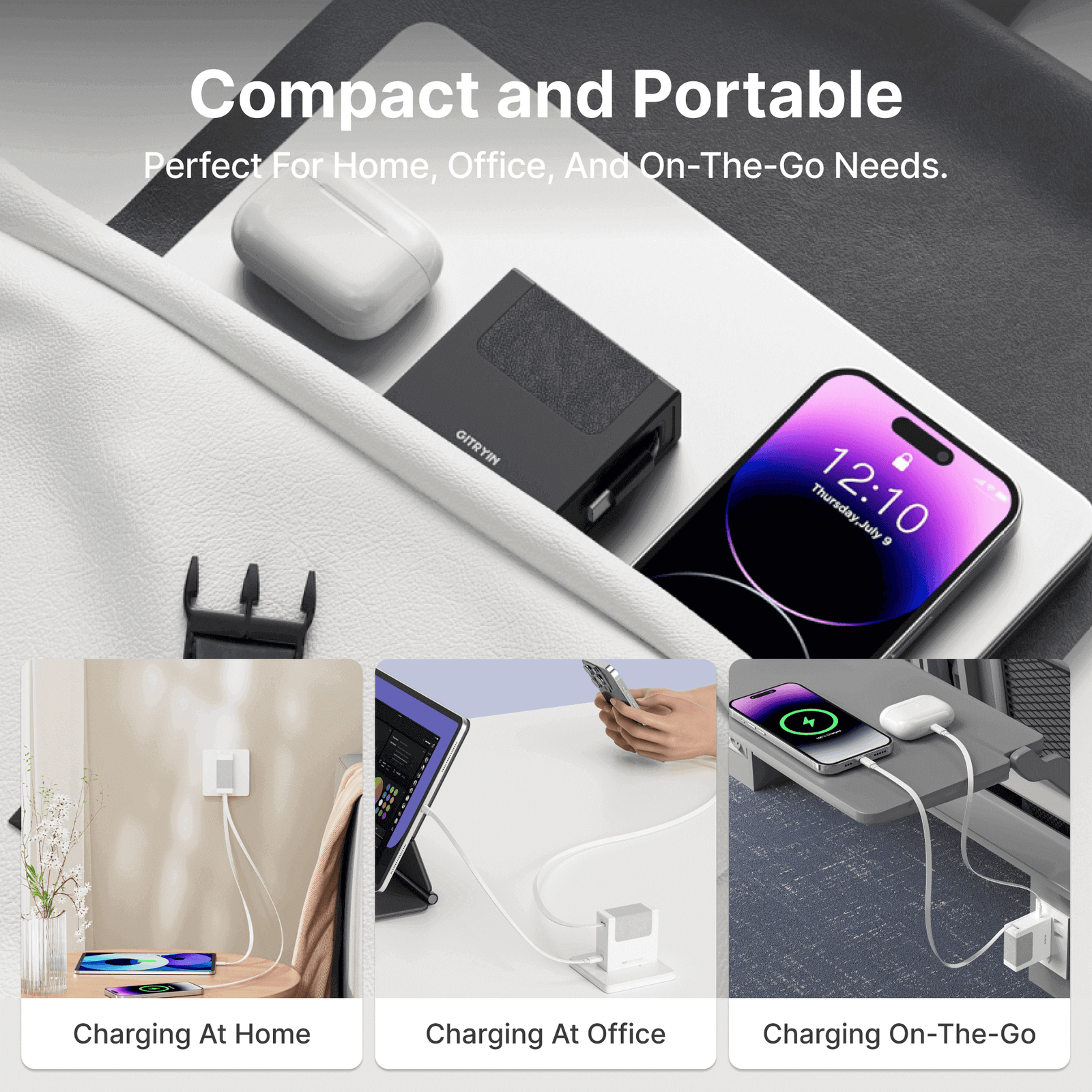 Gitryin Retractable Charger for 3C Devices