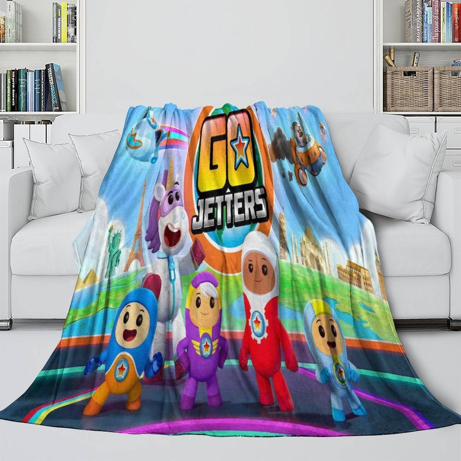Go Jetters Blanket Flannel Throw Room Decoration