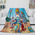 Go Jetters Blanket Flannel Throw Room Decoration