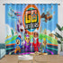 Go Jetters Curtains Pattern Blackout Window Drapes