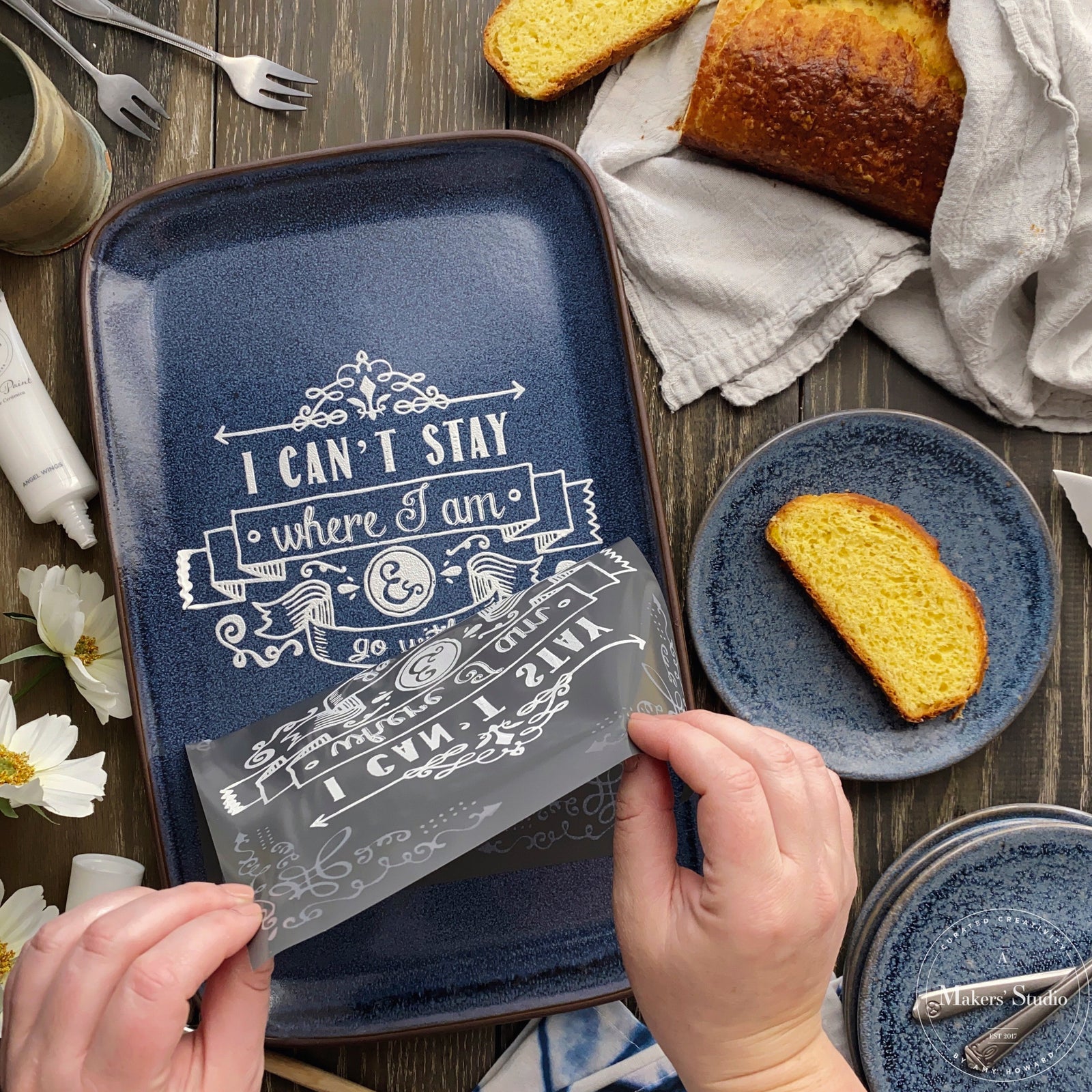 Go with God - Mesh Stencil 8.5x11