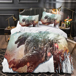 Godzilla Minus One Bedding Set Duvet Cover Without Filler