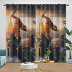 Godzilla X Kong The New Empire Curtains Blackout Window Drapes
