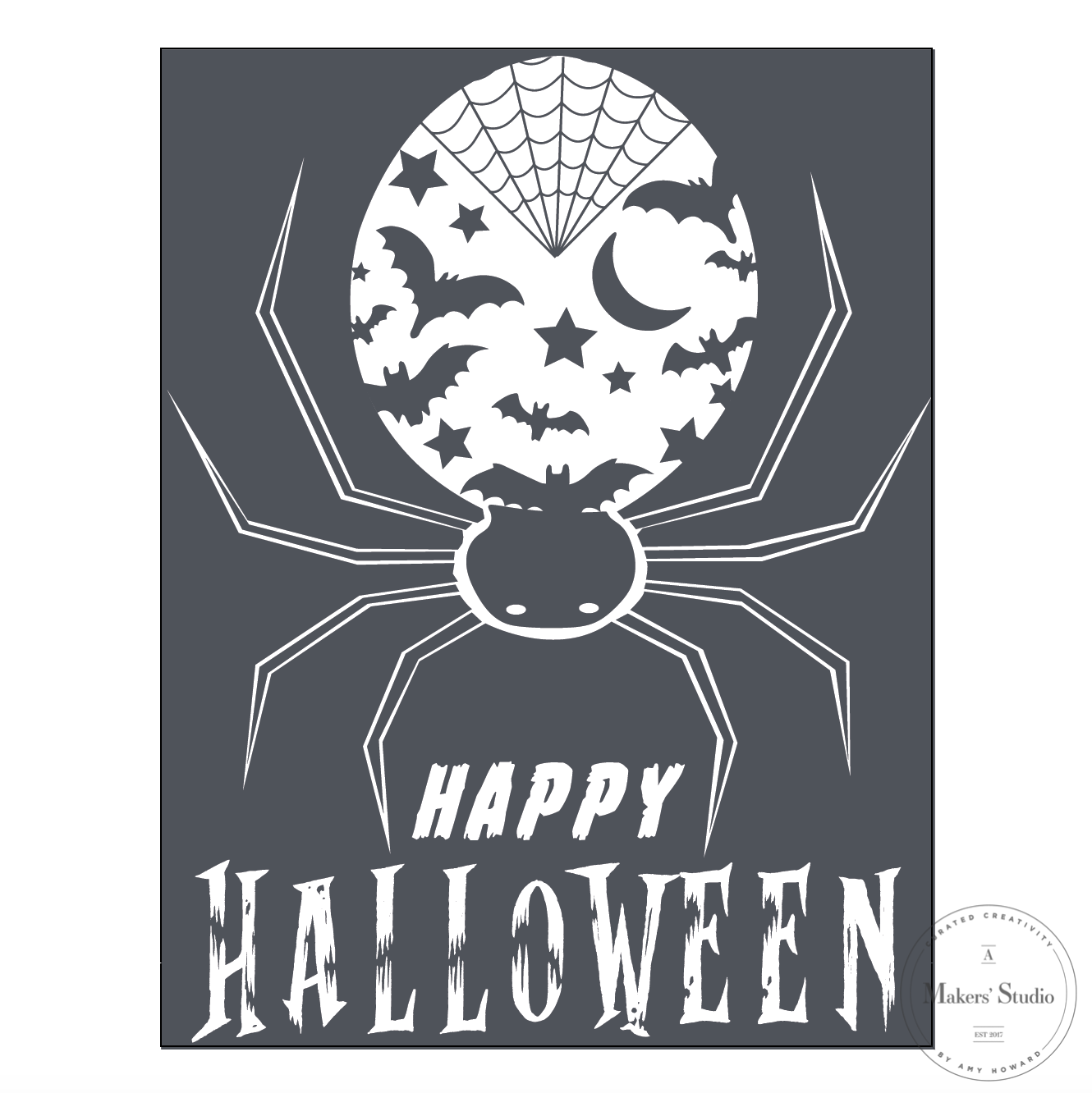 Going Batty - Mesh Stencil 8.5x11