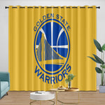 Golden State Warriors Curtains Blackout Window Drapes Room Decoration
