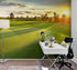 Golf Course Wallpaper. Sunset Over Golf Course. #6747