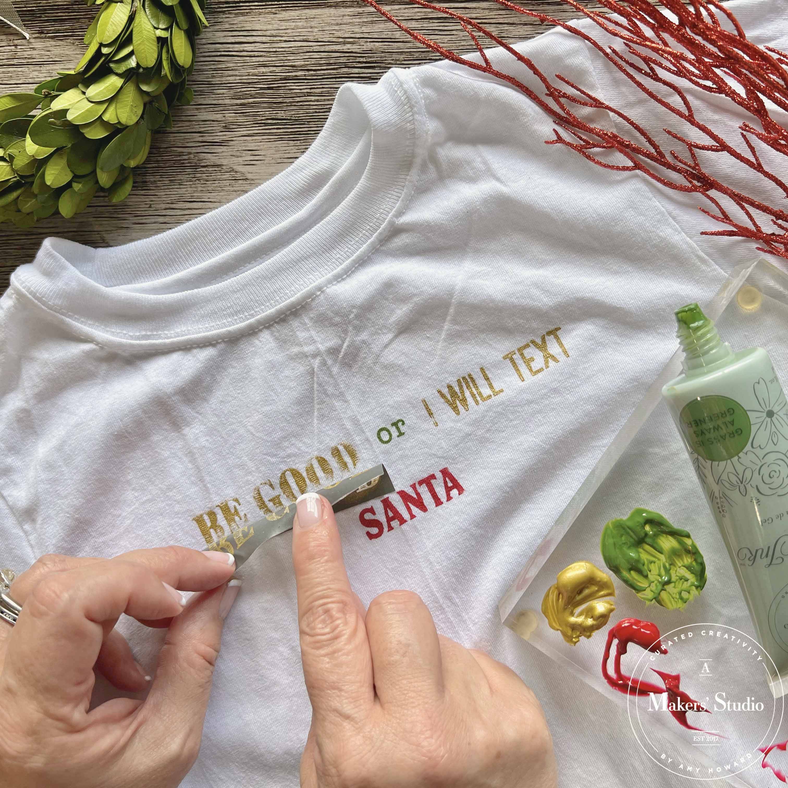 Good Cheer Found Here - Mesh Stencil 8.5x11