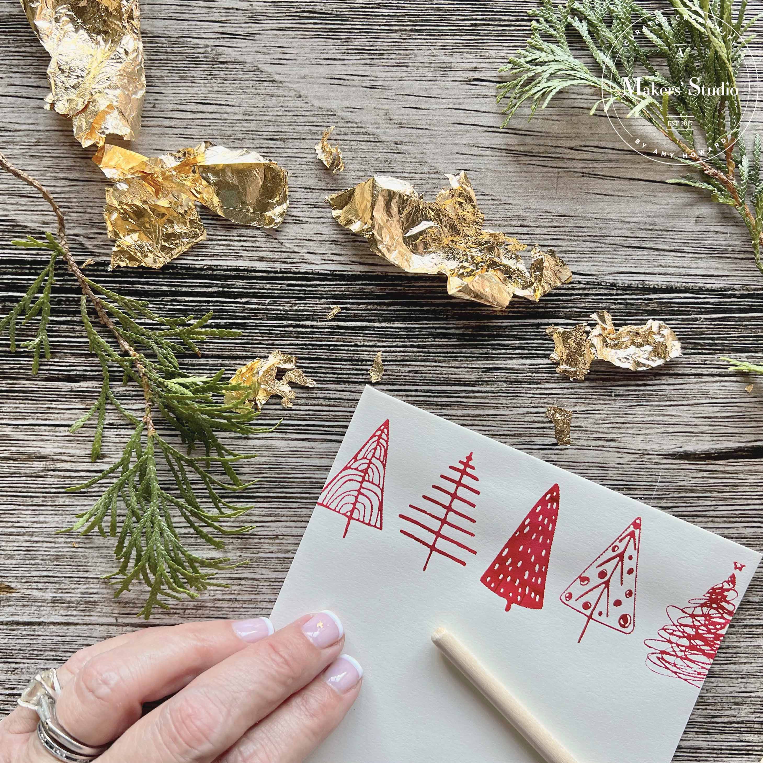 Good Cheer Found Here - Mesh Stencil 8.5x11