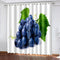 Grapes Curtains Blackout Window Treatments Drapes for Room Decoration