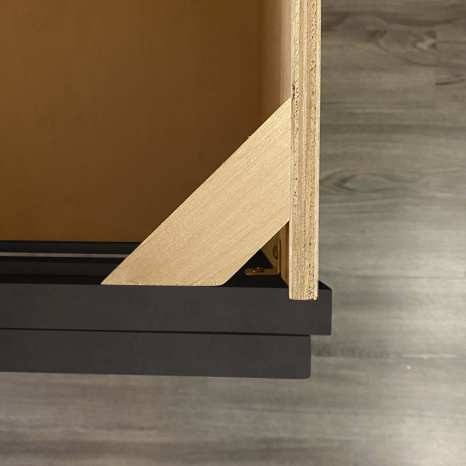 36 Inch Gray Stained Shaker Single Sink Bathroom Vanity