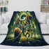 Green Bay Packers Blanket Flannel Fleece Throw Room Decoration