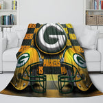 Green Bay Packers Blanket Flannel Fleece Throw Room Decoration