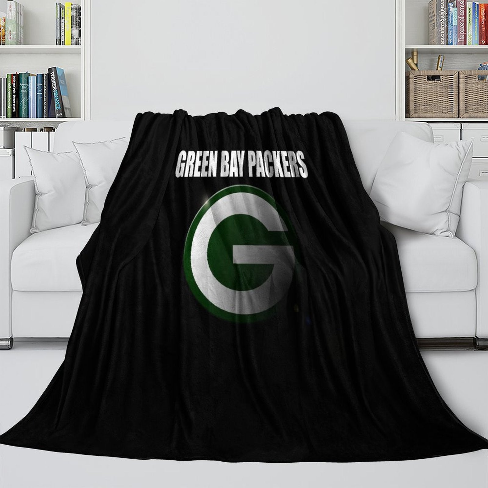 Green Bay Packers Blanket Flannel Fleece Throw Room Decoration